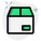 Parcel box ready for delivery and shipping icon