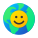 sorridente della terra icon