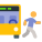 bajar del autobus icon