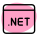 Dot net domain for sale under landing page template icon