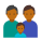 famiglia-due-uomini-tipo-di-pelle-5 icon
