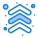 外部-上向き矢印-矢印-フラットタルティコン-ブルー-フラットタルティコン icon