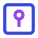 Keyhole square icon