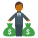 Man Holding Bags With Money Skin Type 5 icon