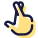 手指交叉 icon