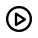 Кнопка воспроизведения круглая icon