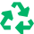 Signo de reciclaje icon