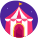 01-circus tent icon