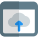 Cloud Computing upload button under the landing page template icon