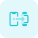 Smartphone to smartwatch media transfer arrow layout icon