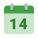 Календарная неделя 14 icon