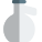 Buchner flask with outer tube connected at neck icon