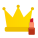 Корона и губная помада icon