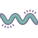 Ligne ondulée icon