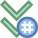 Chevron avec hashtag icon