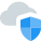 Cloud storage plan for premium member with build in security icon