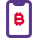 Bitcoin application for smartphone for viewing statics and mining icon