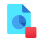 Stop Pie Chart Report icon