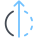 Halb-Orbit-Pfeil icon