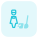 Maid services in a hotel for cleaning other responsibility icon