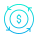 Dollar argent icon