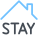 Stay Home Sign icon