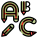字母 icon
