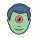 Monstre de cyclope d&#39;Halloween icon