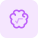 Brainstorming of a quadratic equation isolated on a white background icon