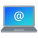 E-Mail pour ordinateur portable icon