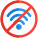 No wireless internet connectivity in a specific area icon