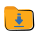 Cartella download icon