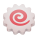소용돌이 이모티콘이 있는 어묵 icon