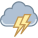 Молния из облаков icon