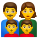 familia--hombre-mujer-niño-niño icon