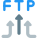 FTP application for data uploading from multiple sources icon