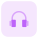 Studio quality headphone for enhanced experience device icon