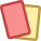 Tarjetas amarilla y roja icon