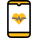 Smartphone heartrate icon