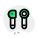 Next generation pairing technology of earphones device icon