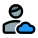 Cloud Computing user profile for job portfolio website icon