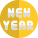 Happy new year sticker texts and messages to share icon