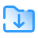 Cartella download icon