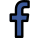 외부-유명한-소셜-미디어-온라인-소셜-미디어-및-소셜-네트워킹-서비스-페이스북-로고-채워진-tal-revivo icon