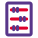 Abacus used as a learning tool in preschool icon
