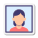 Webcam donna icon