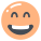 Grinsendes-Gesicht-mit-lächelnden-Augen-Symbol icon