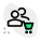 Bulk group buying option on a e-Commerce website portal icon