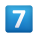 키캡 숫자 7 이모티콘 icon