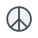 Simbolo de paz icon